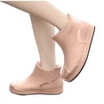 thumbnail image 4 of Women's Versatile Slip On Round Toe Waterproof Comfortable Short Rain Boots, 4 of 9