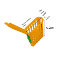 thumbnail image 2 of New Queen Bee Cage Beekeeper Plastic Bee Isolator Clip Beekeeper Breeding Tools for Indoor & Outdoor Use, 2 of 7