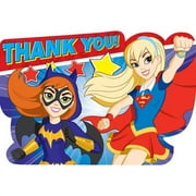 DC Super Hero Girls Postcard Thank You Notes (8 Count)