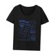 thumbnail image 3 of Camiseta para mujer, verano, mujer, manga corta, top para trabajo, deporte, mujer, regalo Negro, 3 of 7