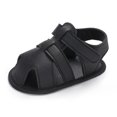 thumbnail image 4 of Douhoow Infant Boys Shoes Summer Casual Prewalker Baby PU Leather Soft Sole Sandles, 4 of 8