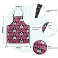 thumbnail image 7 of Cute Bulldogs Kids Aprons for Girls and Boys,Adjustable Neck Strap Toddler Aprons for Kids Cooking Baking, 7 of 7