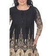 thumbnail image 2 of White Mark Women's Plus Size Dulce Tunic Top, 2 of 3