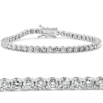 Pompeii 6ct TDW Diamond Tennis Bracelet 14K White Gold 7 Inches (G,I1-I2)