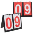 thumbnail image 1 of GOGO 2 Ensembles Tableaux de Pointage Sportifs Portatifs de Table Marqueur 00-99-Red Numéro + Carte Rouge, 1 of 4