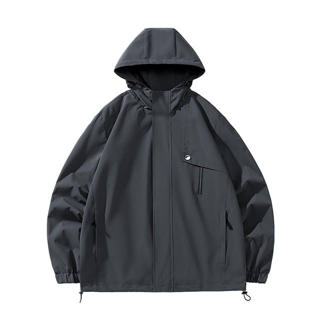 Up to 35% off Women's Sports Outdoor Hard Shell Jacket Outdoor Mountaineering Riding Windproof Punching Ndbuld Jacket Warm Removable Hat Mountaineering Thin Jacket