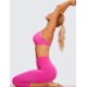 thumbnail image 3 of Sostén CRZ YOGA Sensación Desnuda con Tirantes Cruzados y Soporte Medio Morado L, 3 of 5