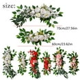 thumbnail image 3 of Ikeay 2-Pack Wedding Arch Flowers Artificial, Diy Bridal Backdrop Decor for Garden Party Archway, Home Fence Decoration (2 Strips) Pink, 3 of 9