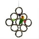 thumbnail image 1 of Juguetes para escalar loros Pájaros de piezaza Red de masticar Cuerda Jaula Piedra colgante Campana Colgante Juguetes para para - de caña Con bola de caña Yinane Red de escalada para loros, 1 of 8
