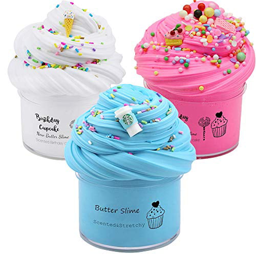 Unique gifts Slime party ideas Gifts for kids Pink slime Party ideas Pink birthday cake slime Best selling slimes Cloud creme slime