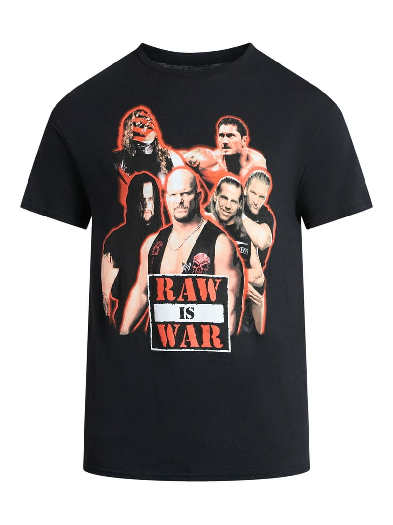 WWE, Men's and Big Men's Raw Is War Graphic Tee, Sizes S-3XL