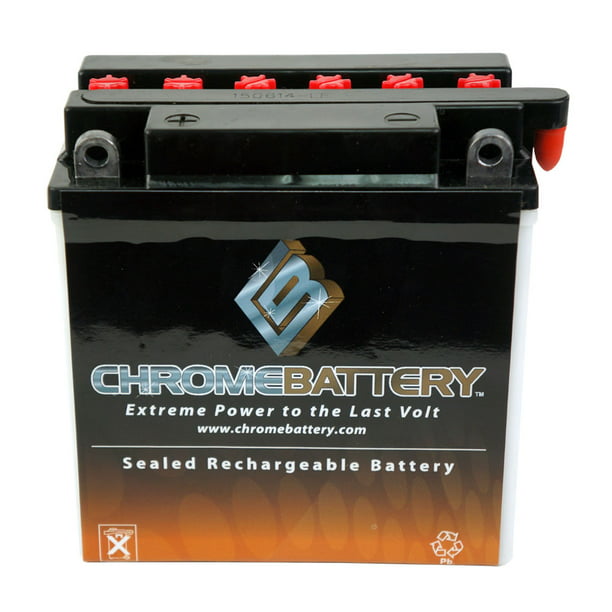 Chrome Battery 12N9-4B-1 (12N9-4B-1 12 Volts,9 Ah, 85 CCA) Motorcycle  Battery for Benelli 125cs