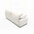 thumbnail image 6 of Modern and Comfortable 2-Seater Sofa with Beige Corduroy Upholstery (220×80×75cm), 6 of 13