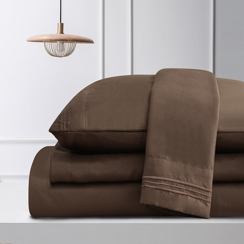 Luxury Bamboo Sheets,Queen King Full Twin Split Size, Deep Pocket