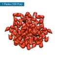 thumbnail image 3 of Uxcell 100Pcs Gotas de Acrílico de Fondo Plano 6x10mm Piedras de Rhinestone Artificiales para Manualidades DIY Rojas, 3 of 7