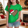 thumbnail image 2 of sdbrld 12 18 24 Months Baby Girls Christmas Shirts for 1T 2T Toddler Cute Short Sleeve Xmas Holiday Graphics Tee Tops Sizes 1-2 Years, 2 of 4