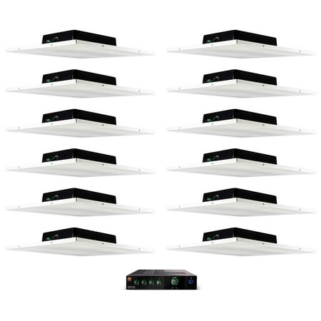 JBL CSMA 1120 Commercial 70v Amplifier+12) Drop Ceiling Tile Speakers For Office