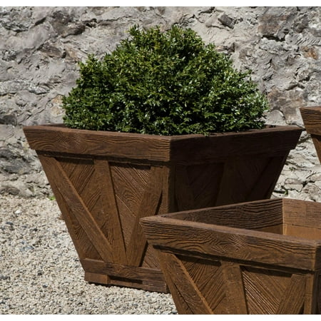 - Campania International Cast Stone Williamsburg Parterre Medium Planter Box