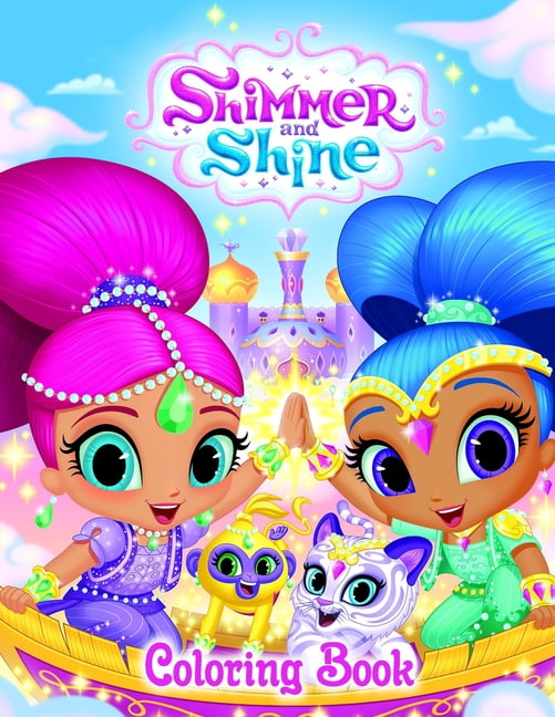 Shimmer and Shine Coloring Book : A Coloring Book For Kids And Adults