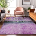 thumbnail image 7 of Addison Rugs Mayfield Premium Machine Washable Transitional Abstract Purple Rectangle Rug, 5' x 7'6", 7 of 7