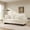 Beige, variant on Newest 80.3" Corduroy Loveseat, Upholstered Sofa with Pocket Springs & 4 Pillows, for Living Room & Apartment, Beige