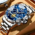 thumbnail image 5 of EXPLOJOY Men's Luxury Quartz Watch – Stainless Steel Build with Multifunctional Display, 5 of 10