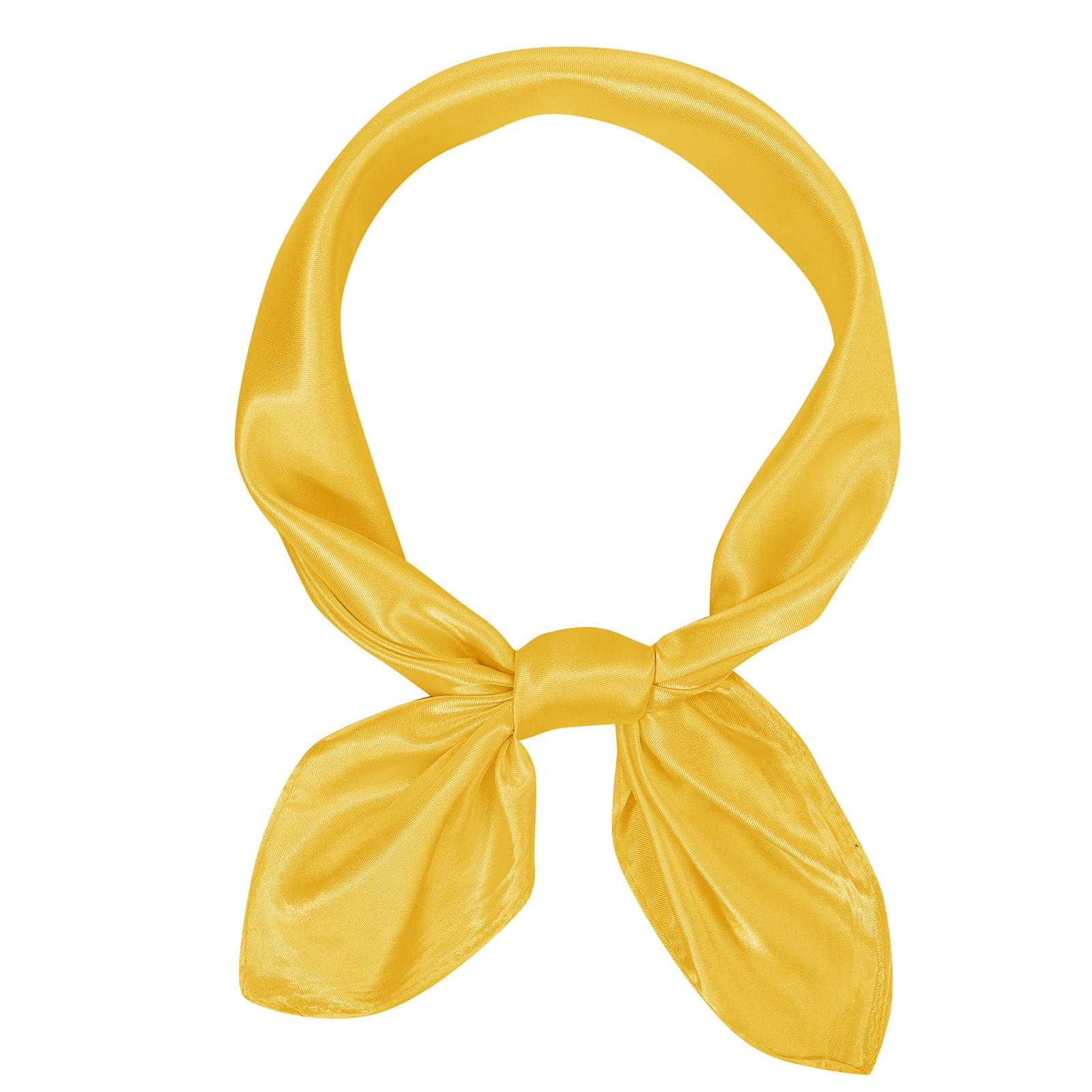 American Trends Head Neck Scarves for Women Vintage Square Stain Silk