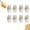 White 8 PCS, variant on 8 Pack Adhesive Caster Wheels, 360° Swivel Sticky Appliance Rollers, Small Casters Sticky Pulley for Kitchen Appliance, Trash Can, Storage Box & Small Furniture (White 4 PCS)