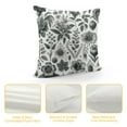 thumbnail image 4 of GOSMITH  Pillow Cases, Pillowcases, White with Yellow Botanical Flowers Cottagecore Green Leaves Floral Garden Pattern Printed, 4 of 5