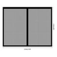 thumbnail image 2 of Garage Door Screen for Car Garage 10FTx8FT Fiberglass Magnetic Garage Mesh Net, 2 of 19