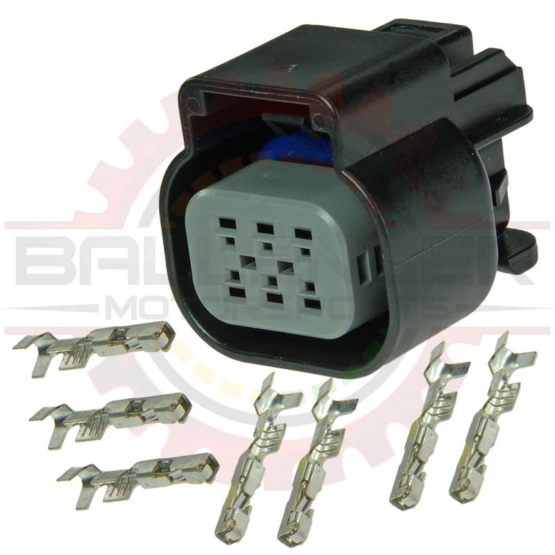 Ballenger Motorsports 2-Way Bosch Connector Pigtail - Replacement For Solenoids & Diesel Injectors