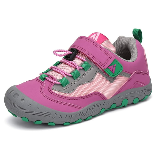 Zapatos de senderismo Mishansha para niños y niñas al aire libre, rosas, 9