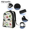 thumbnail image 4 of Rocae Cute Dinosaurs print Computer bag with separate compartment, suitable for 15 inch laptop backpack, gift for men and women, 4 of 8
