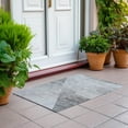 thumbnail image 6 of Addison Rugs Chantille Indoor/Outdoor Transitional Modern Gray Washable Rectangle Rug, 1'8" x 2'6", 6 of 6