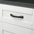 thumbnail image 4 of GlideRite 3-3/4 in. (96mm) Center-Center Twisted Cabinet Bar Pull, Matte Black - 4841-96-MB, 1 Pack, 4 of 4