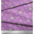 thumbnail image 2 of Soimoi Cotton Poplin Fabric Leaves,Floral & Butterfly Print Sewing Fabric Yard 56 Inch Wide, 2 of 3