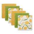 thumbnail image 1 of Design Imports CAMZ13778 DII Débarbouillette Imprimé Citron (Lot de 6), 1 of 4