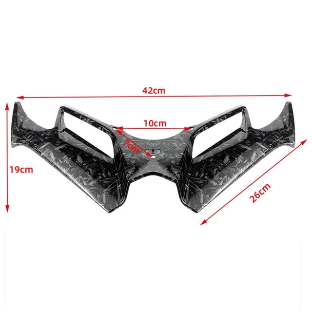 fastboy Motorcycle Front Fairing Winglet Aerodynamic Wing Cover for Yamaha nmax125 Irregular Pattern