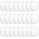 thumbnail image 1 of 24 Piezas 3 Pulgadas AcríLico Espacios en Blanco CíRculos Adornos de Disco Transparente Espacios en Blanco con Discos Circulares de Agujero para DIY, 1 of 6