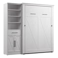 thumbnail image 1 of Pemberly Row Lit Escamotable Complet avec Garde-Robe (88"W) - Bois Manufacturé Blanc, 1 of 13