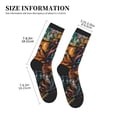 thumbnail image 3 of Pofeuu Colorful Graffiti Abstract Eye Print Crew Socks, Adult Running Hiking Socks for Youth and Adult, 3 of 7