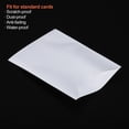 thumbnail image 4 of Unique Bargains Card Sleeves Waterproof Soft Trading Cards Protector White 2 Pack/100 Sleeves, 4 of 5