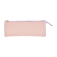 thumbnail image 2 of Pu Pencil Case Triangular Pencil Case Pink Artificial Leather Large Capacity Stationery Pouch Zipper Closure for Desk Storage(1Pc) by JASKFLY, 2 of 7