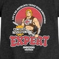 thumbnail image 3 of Masters of the Universe - Conflict Resolution Expert - Youth Girls Fitted Short Sleeve T-Shirt, 3 of 5