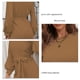 thumbnail image 5 of Vestido cruzado, vestido de manga larga para mujer, vestido de cuello redondo, diseño fácil de usar, 5 of 6