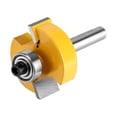 thumbnail image 4 of Rabbet Router Drill 1 4,Yonico,10Mm Rebate Router Cutter,6M Bit Router 1 2 H   1 4  Shank Rabbet Router Bit With 7 Bearings Set For Solid Wood Particle Board Plywood, 4 of 8