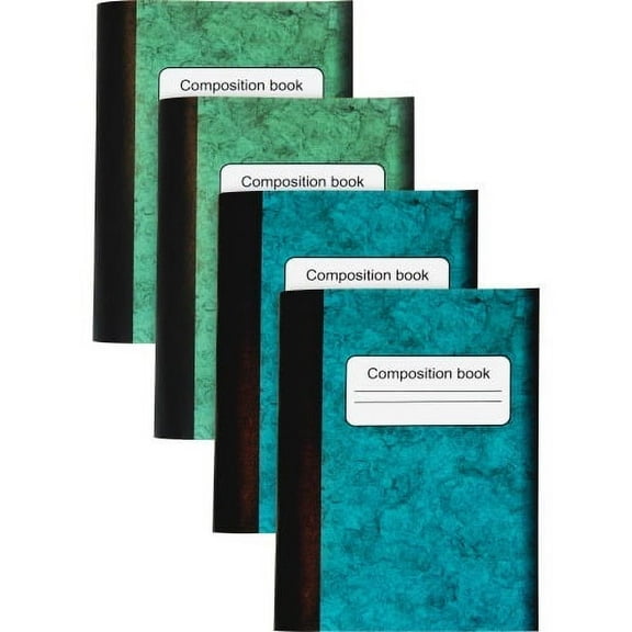 Sparco Composition Books 80 Sheets - 4.3" x 3.3" - Multi-colored Cover - Sturdy Cover, Durable - 4 / Pack