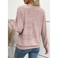 thumbnail image 6 of Eytino Sweaters for Women Long Sleeve Crewneck Pullover Business Casual Tunic Tops, 6 of 12