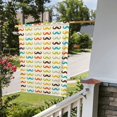 thumbnail image 5 of Wukai Colorful Mustache Garden Flags Double Sided Welcome Garden Yard House Flags Outside Outdoor House (Only Flag), 5 of 8