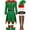 Style 1, variant on Christmas Elf Costume for Women Girls Mommy and Me Outfits Long Sleeve Holiday Velvet Dress Matching Set Role-Play Party, Mom, S